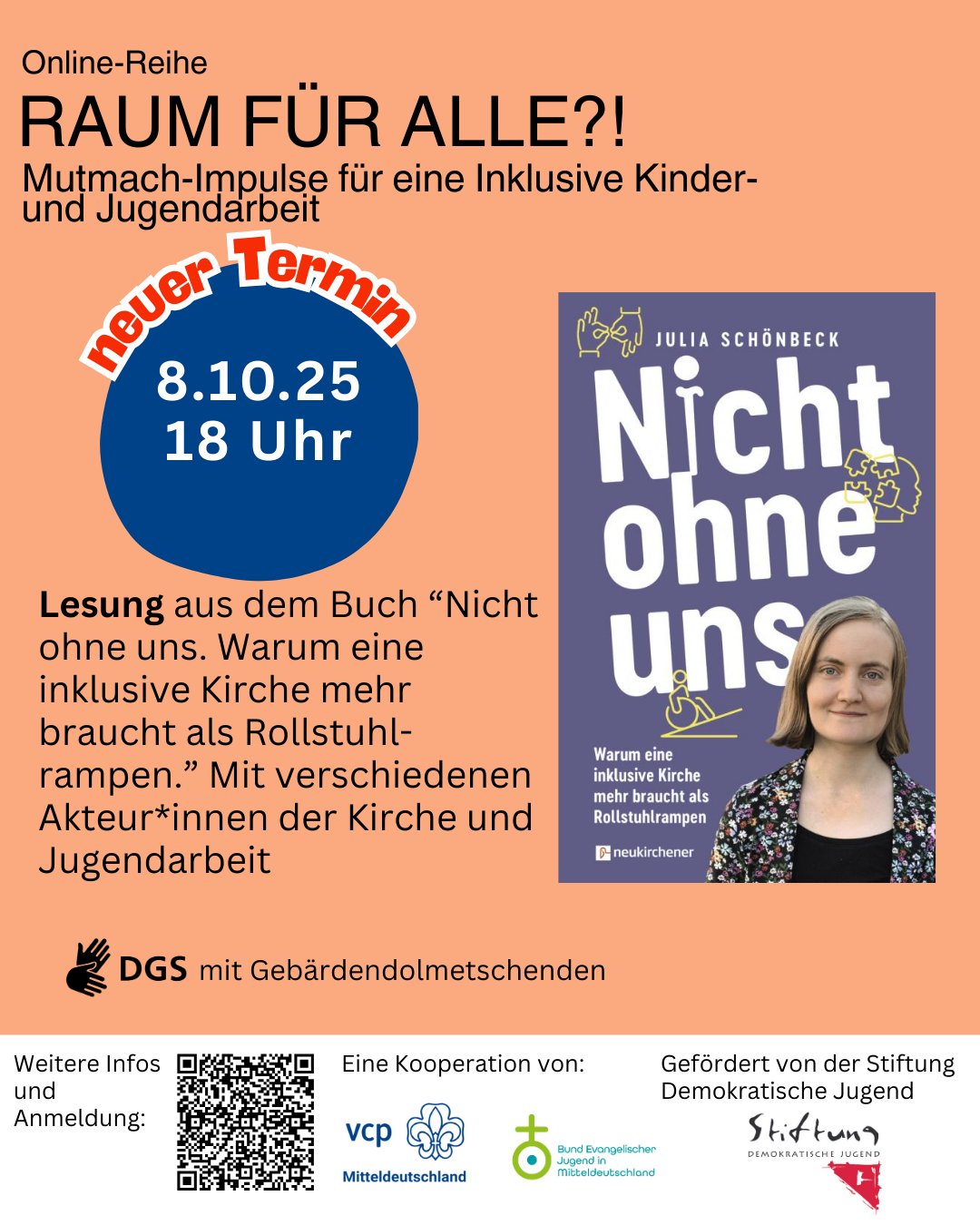 Raum für Alle Buchcover "Nicht ohne uns" Foto: canva/ Neukirchener Verlag